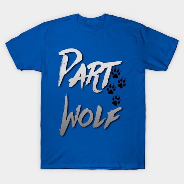 Part Wolf T-Shirt by JasonLloyd